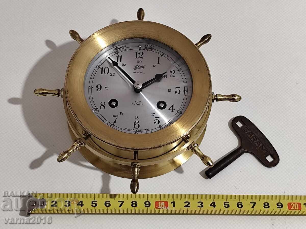 German Ship's Bell Clock Schatz with price 550.00 BGN | € 281.21 German Ship's Bell Clock Schatz with price 550.00 BGN | € 281.21