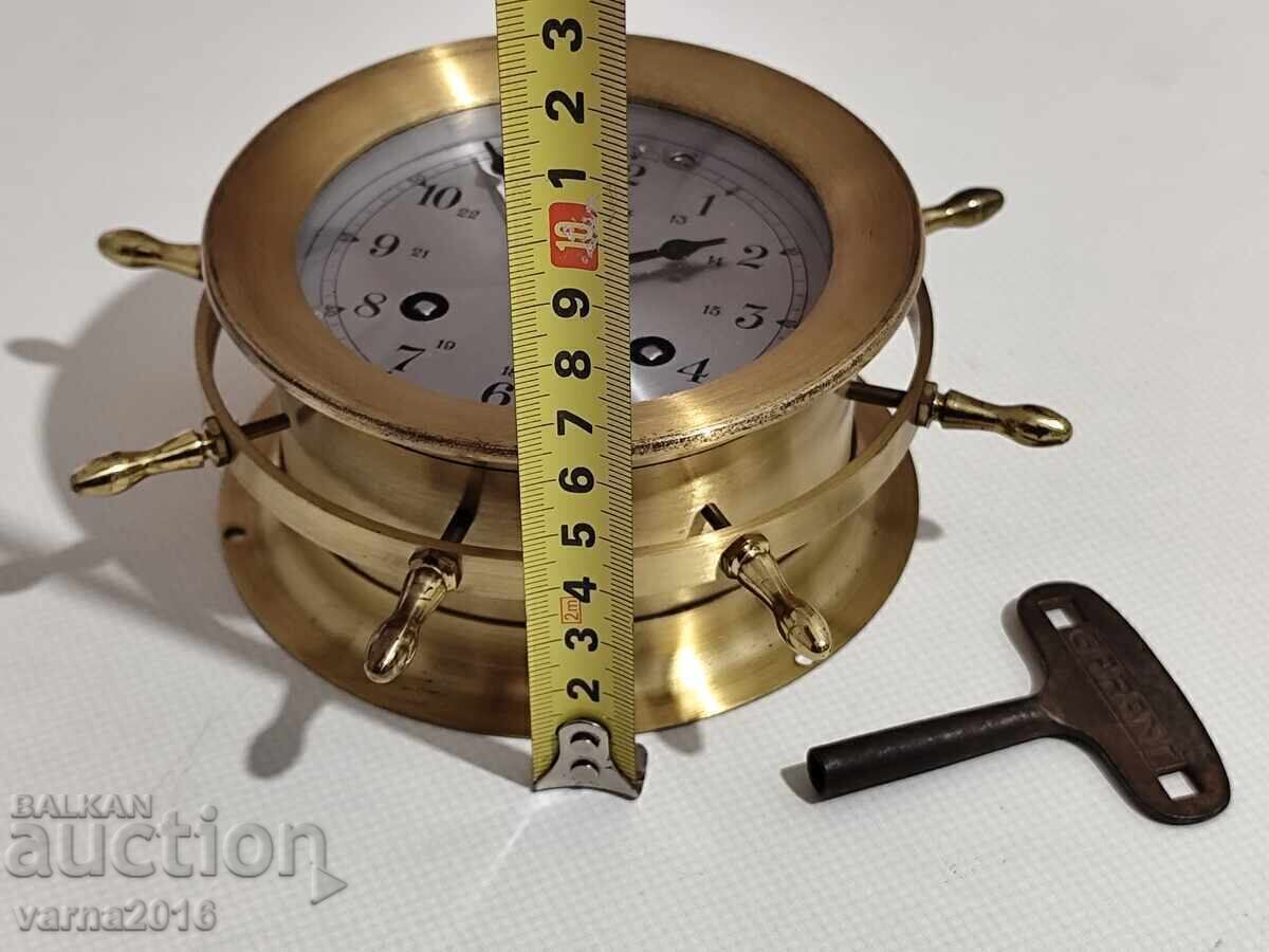 Delivery of German Ship's Bell Clock Schatz Delivery of German Ship's Bell Clock Schatz