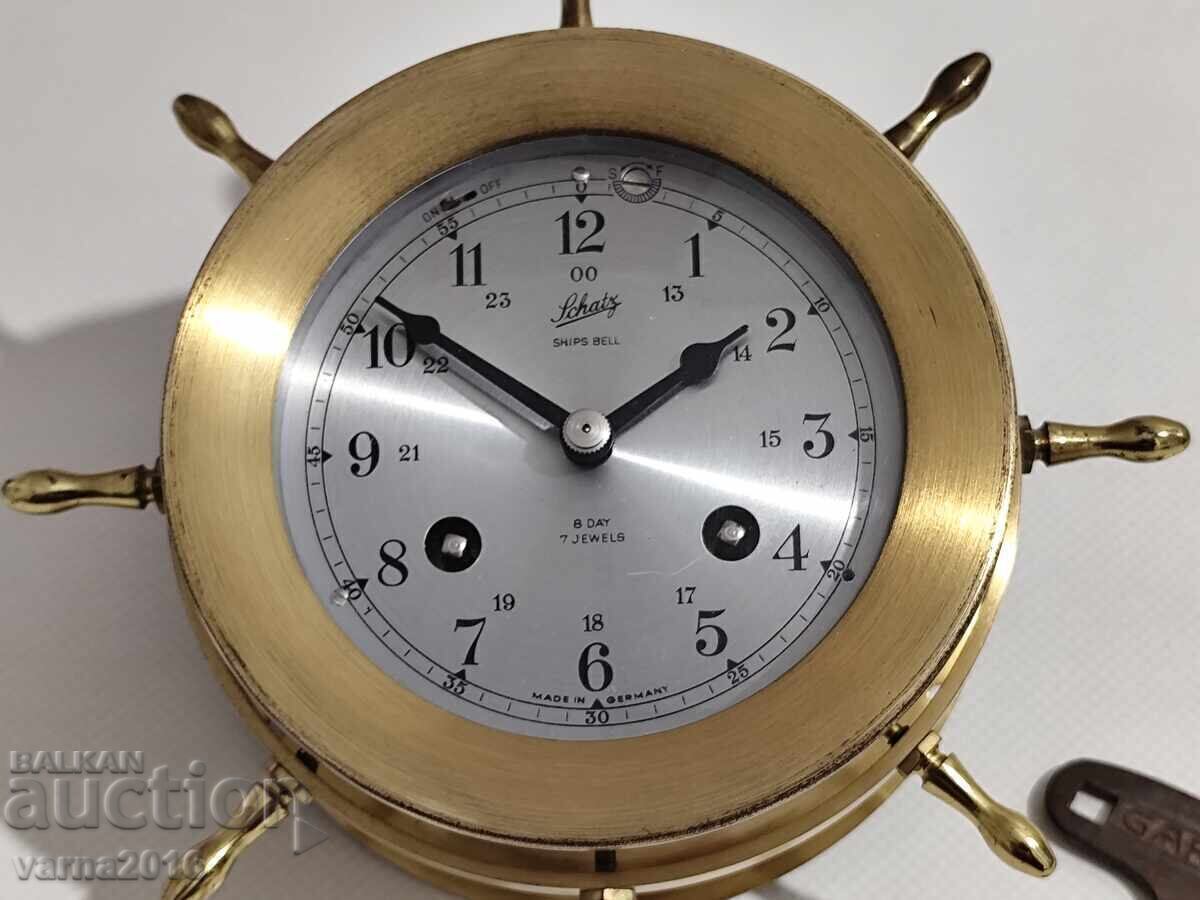 German Ship's Bell Clock Schatz - 7 German Ship's Bell Clock Schatz - 7
