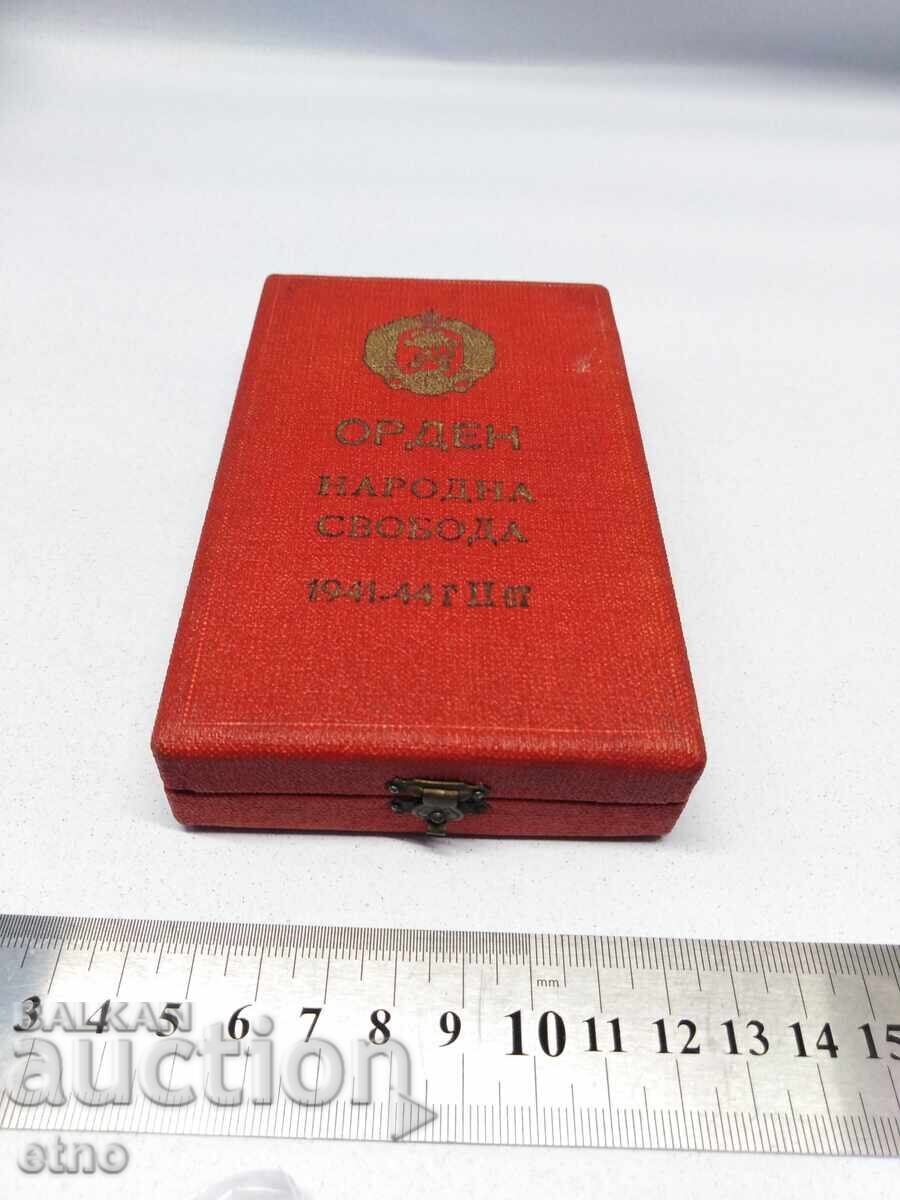 Order for National Freedom, 2nd Class, with box, medal, distinction - 5