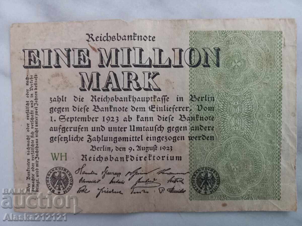 Bancnotă - Germania 1923 - 1000000 mărci