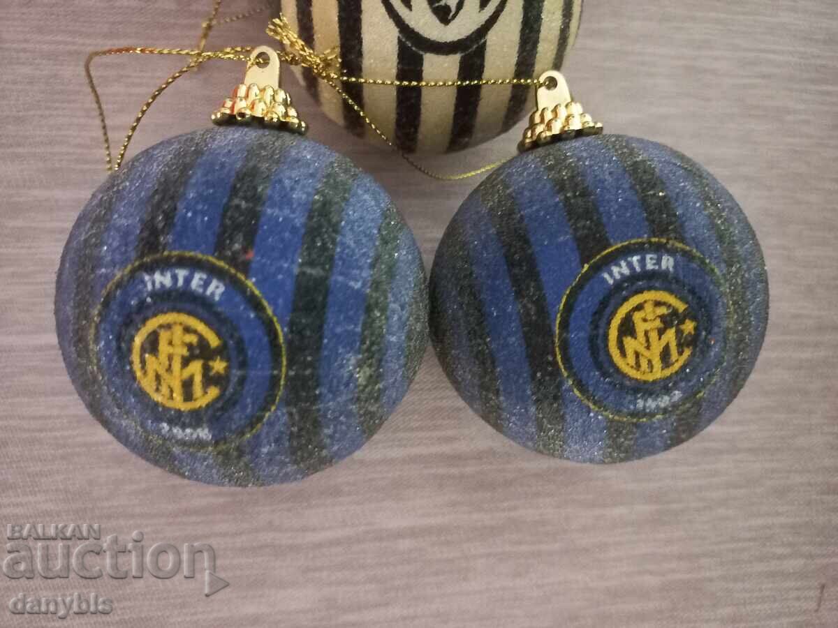 Ποδόσφαιρο - Χριστουγεννιάτικη διακόσμηση - Ίντερ, Μίλαν, Γιουβέντους με τιμή 6.00 BGN | € 3.07