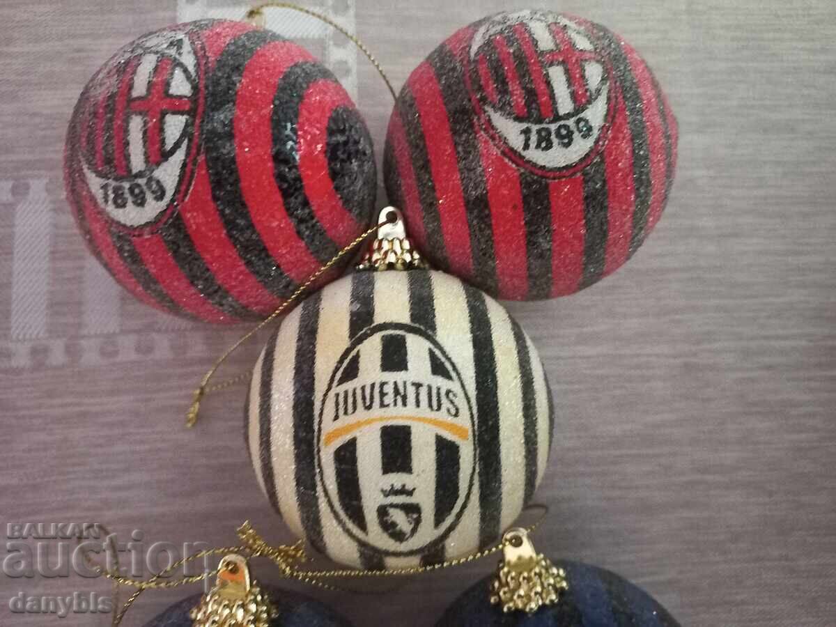 Δημοπρασία Ποδόσφαιρο - Χριστουγεννιάτικη διακόσμηση - Ίντερ, Μίλαν, Γιουβέντους
