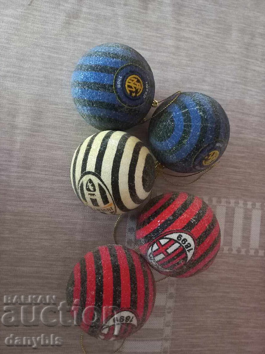 Παράδοση Ποδόσφαιρο - Χριστουγεννιάτικη διακόσμηση - Ίντερ, Μίλαν, Γιουβέντους