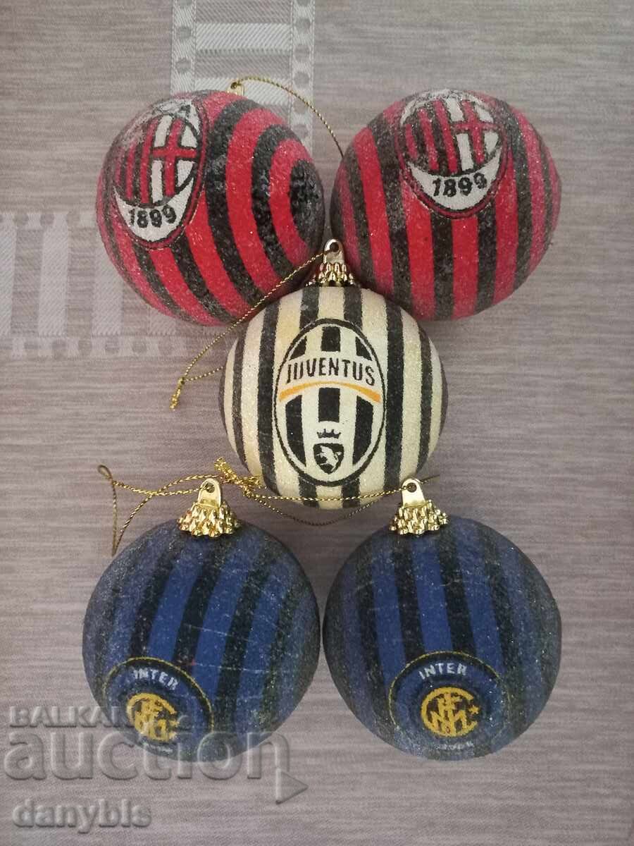 Ποδόσφαιρο - Χριστουγεννιάτικη διακόσμηση - Ίντερ, Μίλαν, Γιουβέντους