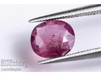 Рубин 0.66ct овална шлифовка нетретиран