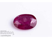Рубин 0.15ct овална шлифовка нагряван от Сиам