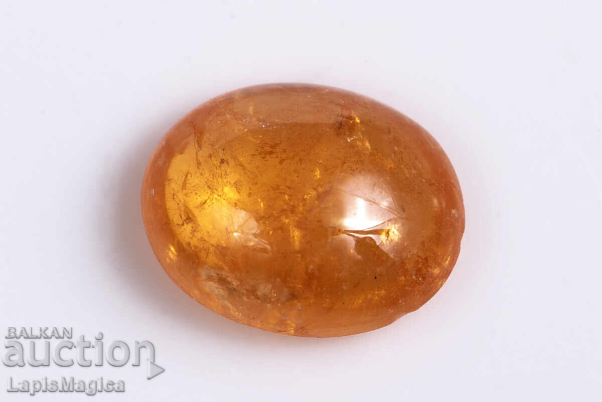 Spessartine garnet, Fanta color, 1.37ct, oval cabochon Spessartine garnet, Fanta color, 1.37ct, oval cabochon