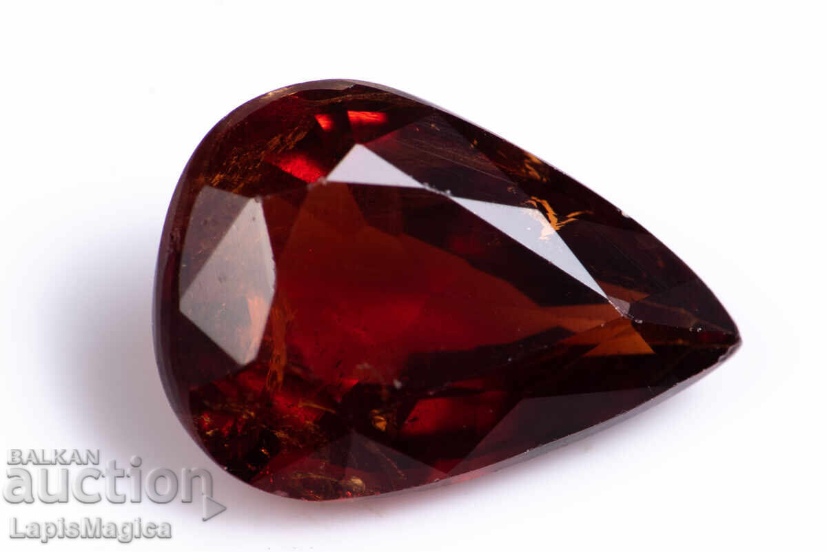 Spessartine Garnet 3.41ct, Pear Cut Spessartine Garnet 3.41ct, Pear Cut