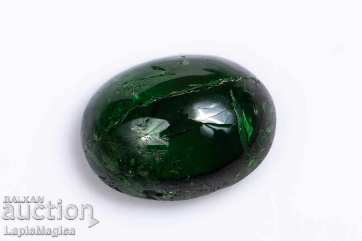 Granat Tsavorit 1.52ct cabușon oval