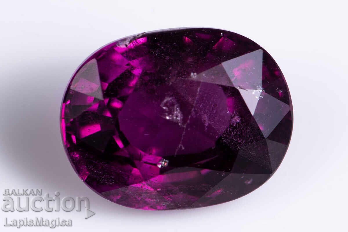 Μωβ ροδολίτης γρανάτης 2.62ct οβάλ κοπής