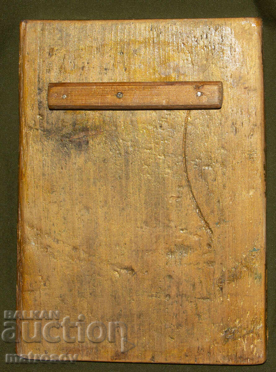 Παναγία με το Θείο Βρέφος, χειροποίητη εικόνα, τέμπερα - 6