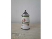 Mini porcelain beer mug