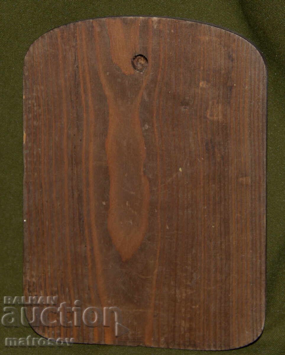 Iisus Hristos Pantocrator, icoană pictată manual, culori tempera - 6