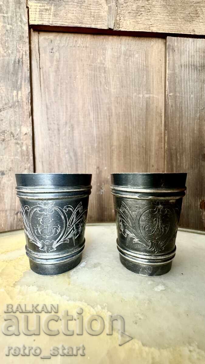 Ασημένια φλιτζάνια, τσαρική Ρωσία Ασημένια φλιτζάνια, τσαρική Ρωσία