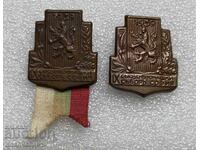 2 броя значки IX Съюзен Юнашки Събор София 1939 година