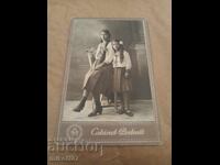 Φωτογραφία χαρτόνι φωτογραφία Ποστάλοφ και Νάνκοφ Στάρα Ζαγόρα επιστήμονας