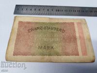1923 20,000 MARKS GERMANY, Banknote