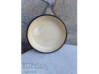 TAVĂ TĂVIȚĂ EMAILATĂ DE PE VREMEA SOCIALISMULUI BULGARIA MARCATA