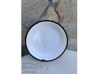 TAVĂ TĂVIȚĂ EMAILATĂ DE PE VREMEA SOCIALISMULUI BULGARIA MARCATA