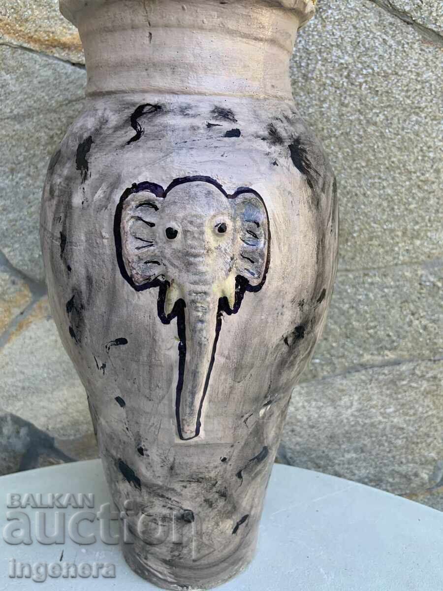 CERAMIC VASE RELIEF with price 45.00 BGN | € 23.01