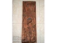 Sculptură în lemn veche din Trevna, Kuker din 1973