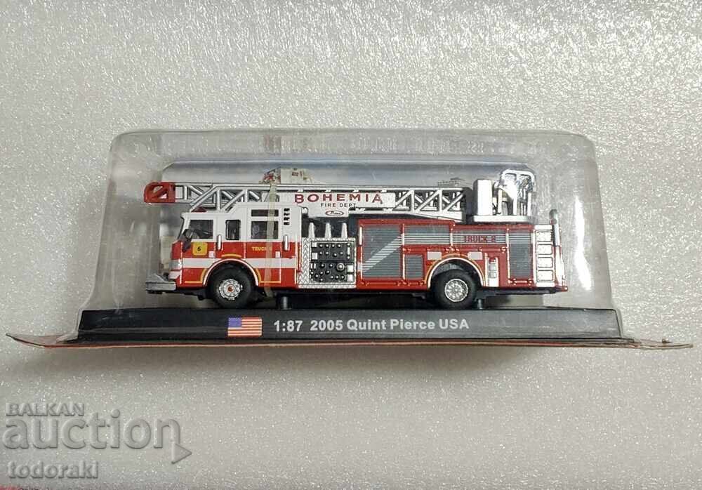 Amer COM Пожарна 2005 Quint Pierce USA Bohemia 1:87 Камион с цена 35.00 лв. | € 17.90