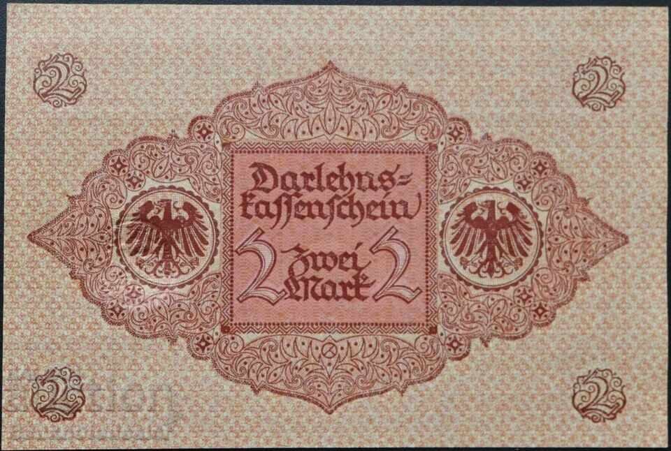 Germany 2 Mark 1920 Pick 59 Uncirculated with price 4.00 BGN | € 2.05