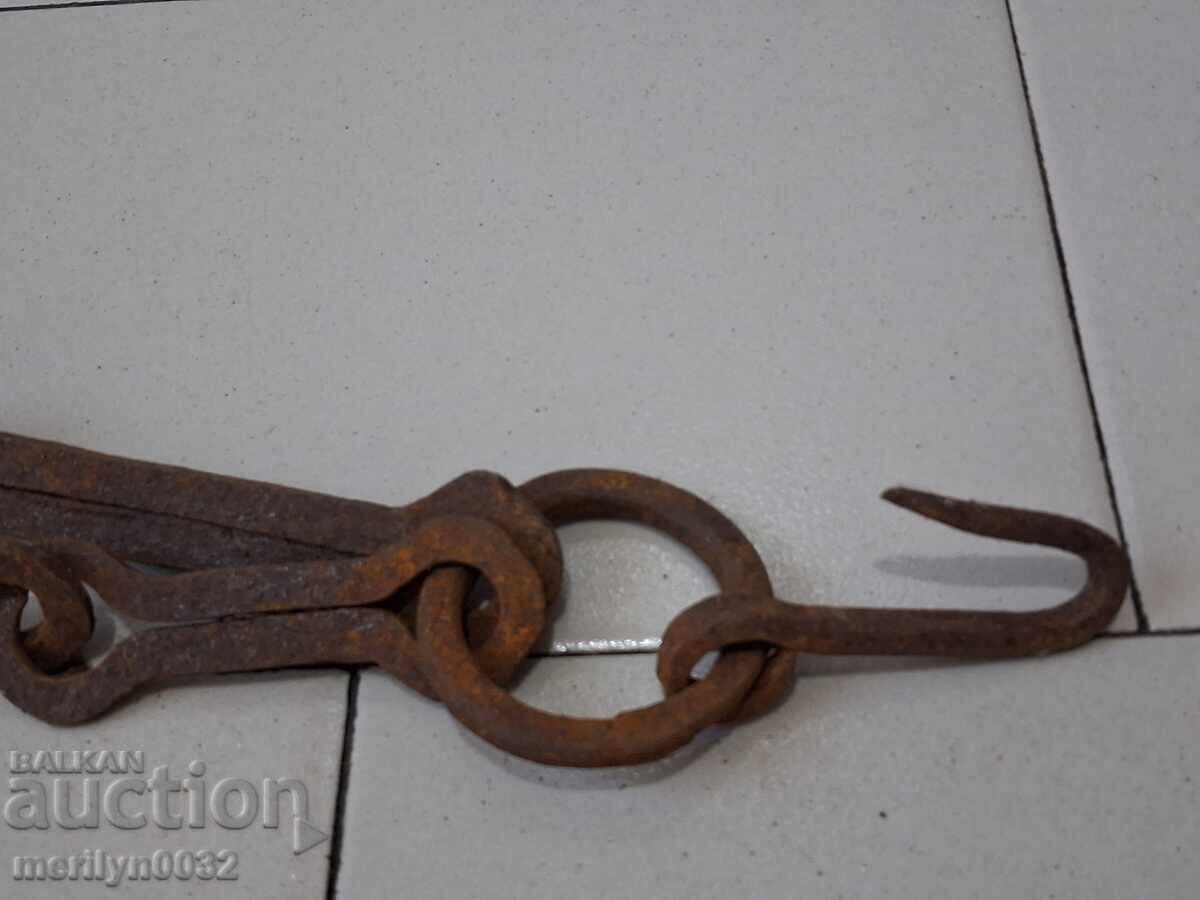Delivery of Old Wrought Iron Hearth Chain Wrought Iron Hook Chain Delivery of Old Wrought Iron Hearth Chain Wrought Iron Hook Chain