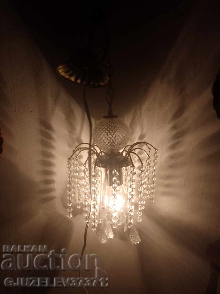 Κομψός-Τσέχικος ορειχάλκινος κρυστάλλινος πολυέλαιος - 5