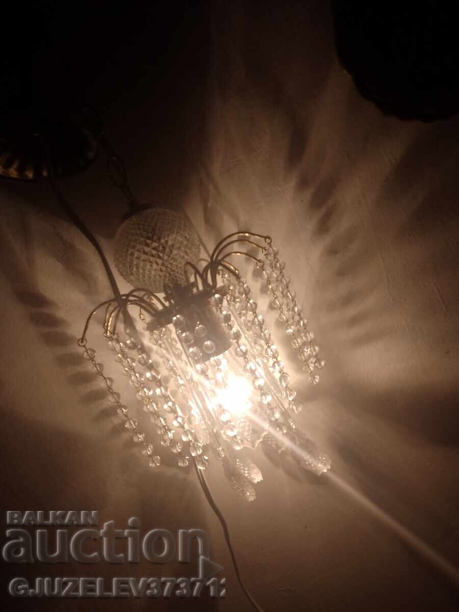 Κομψός-Τσέχικος ορειχάλκινος κρυστάλλινος πολυέλαιος - 6