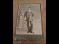 Снимка картон фотография Нареченски бани Джентълмен