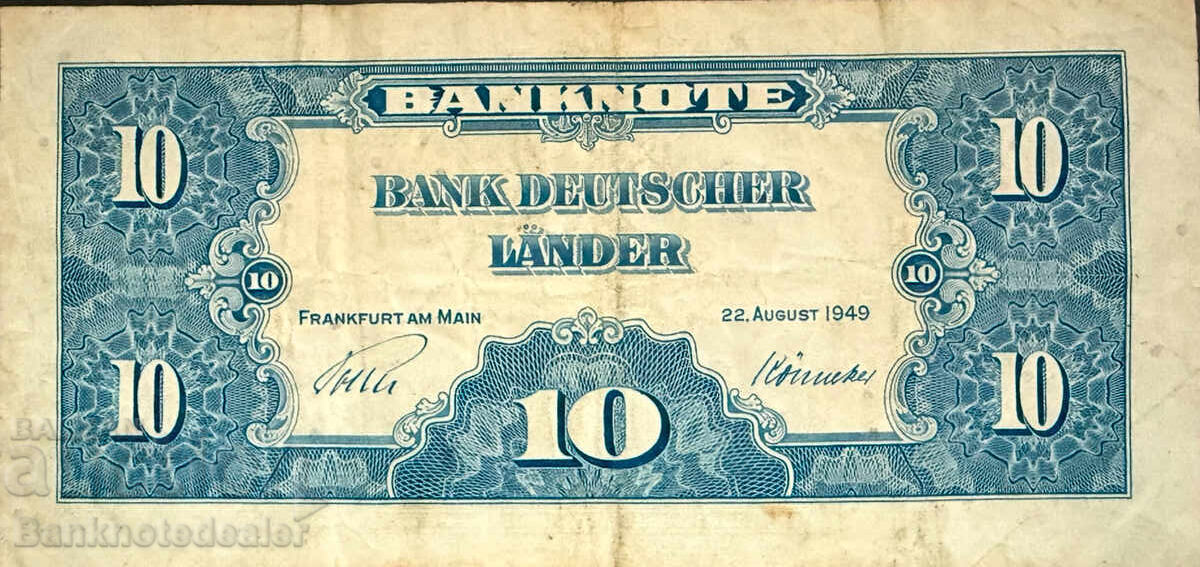 Germany 10 Mark 1949 Pick M5 with price 120.00 BGN | € 61.36