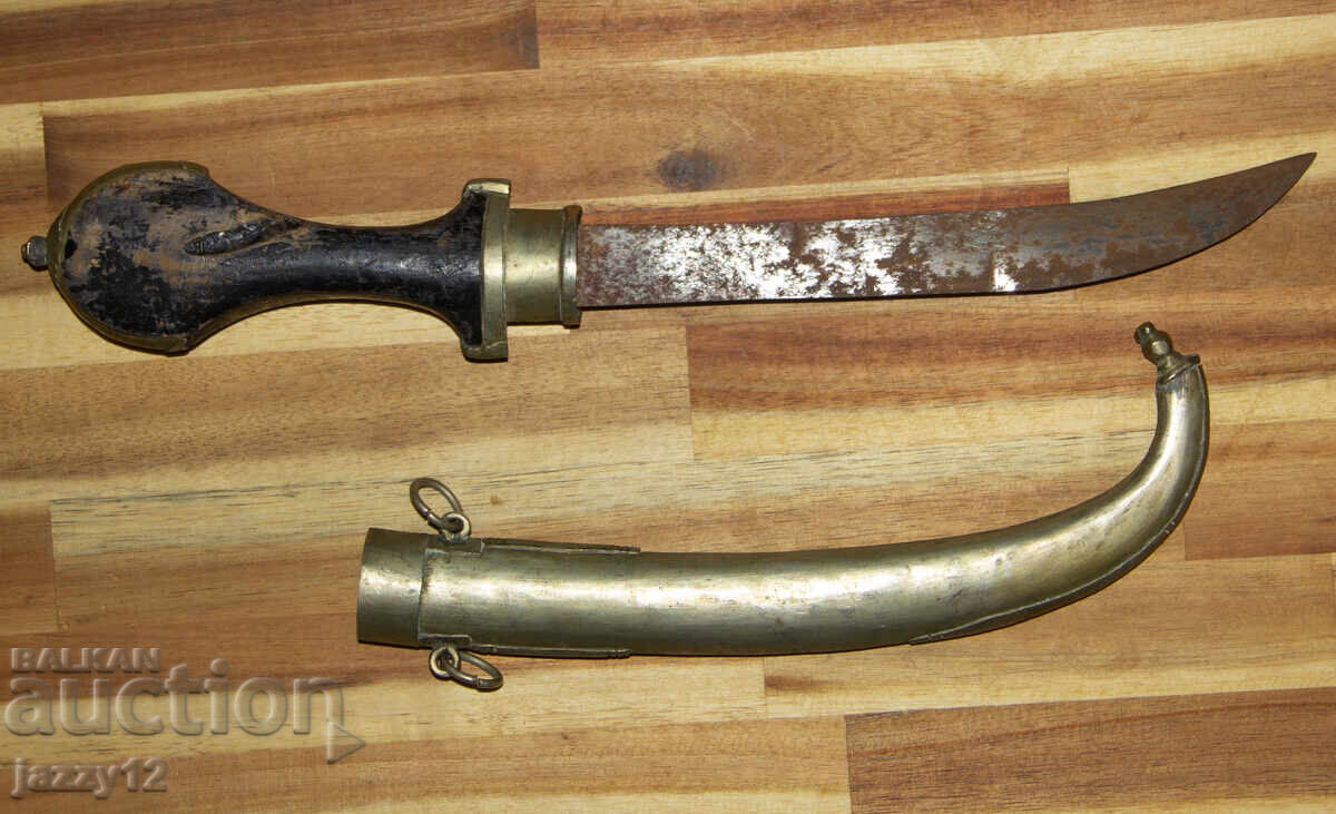 Доставка на Стар Арабски нож кама ханджар кумая Доставка на Стар Арабски нож кама ханджар кумая