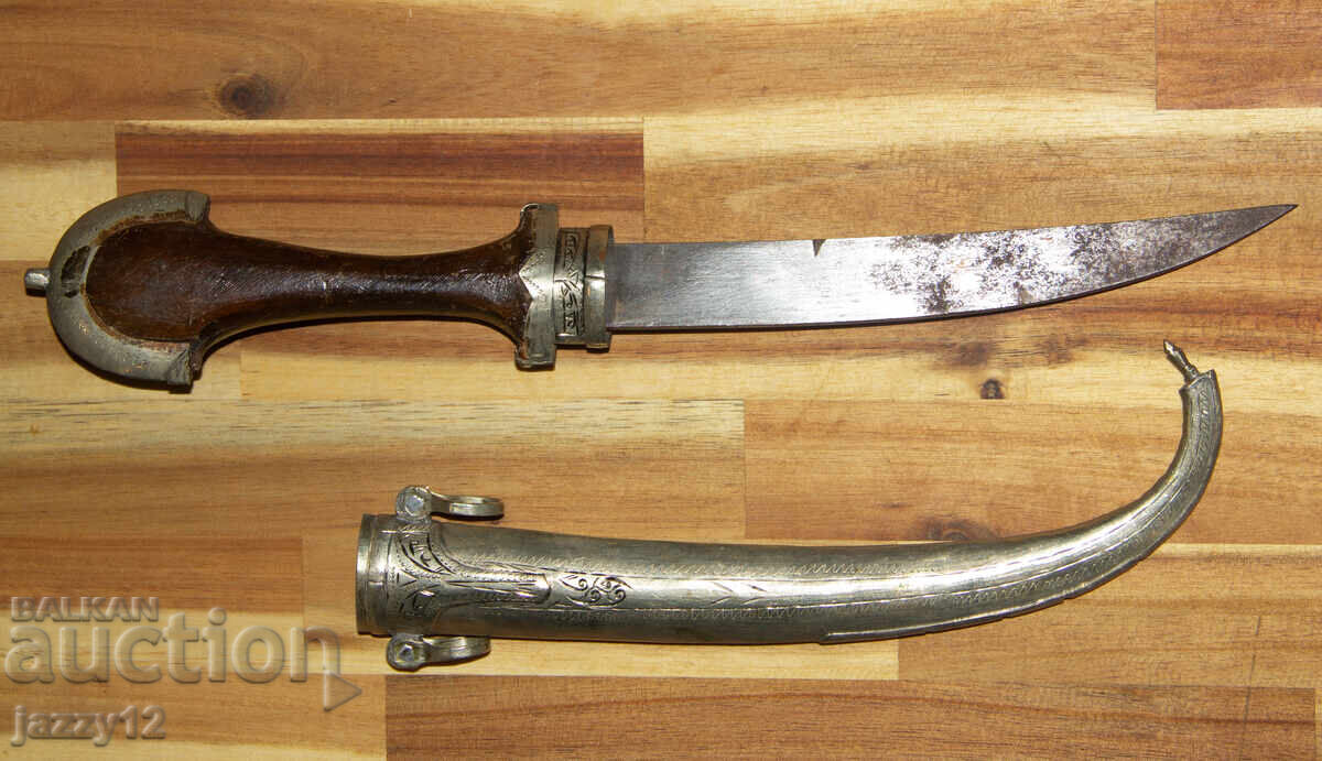 Δημοπρασία Παλαιό Αραβικό μαχαίρι καμά χαντζάρ κουμάγια Δημοπρασία Παλαιό Αραβικό μαχαίρι καμά χαντζάρ κουμάγια