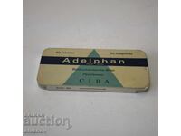 Παλιό μεταλλικό κουτί φαρμάκου Adalphin #6205