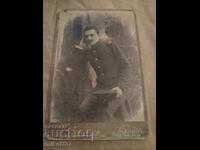 Военна снимка картон фотография артилерия