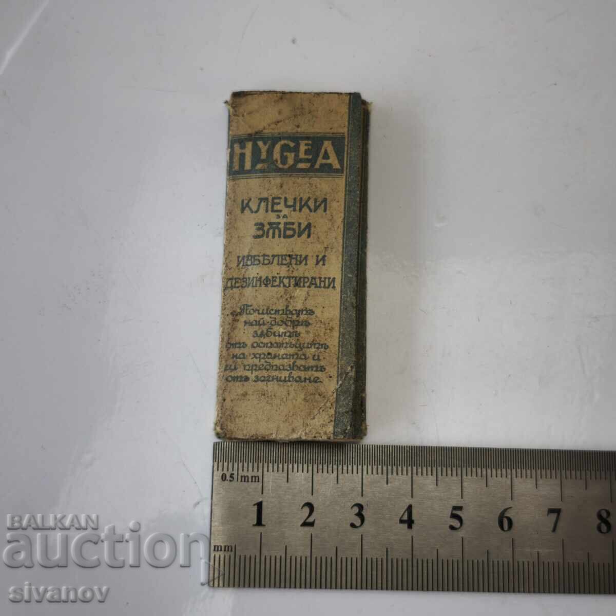 Стари Клечки за зъби от царско време на д-р Геневъ #6207 - 6 Стари Клечки за зъби от царско време на д-р Геневъ #6207 - 6