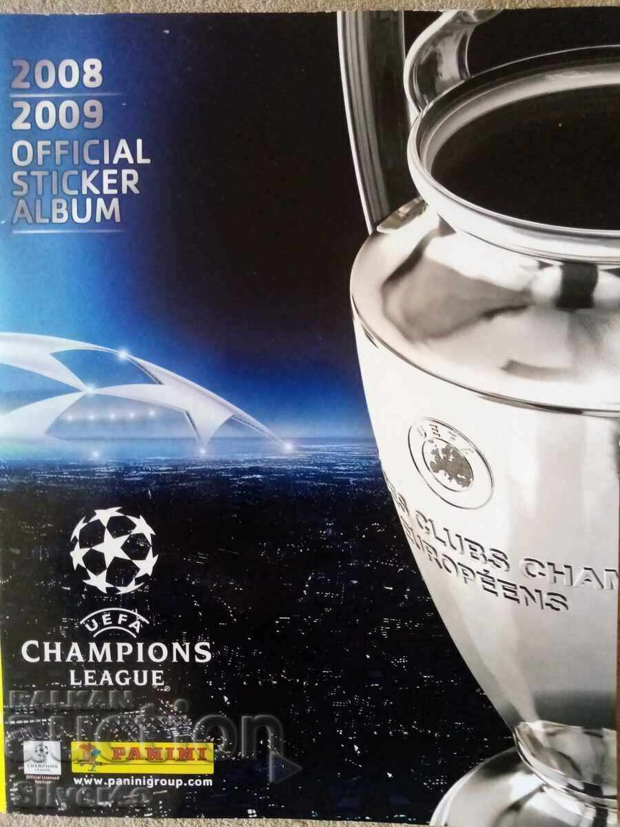 Албум за стикери Панини - Шампионска лига 2008-2009г