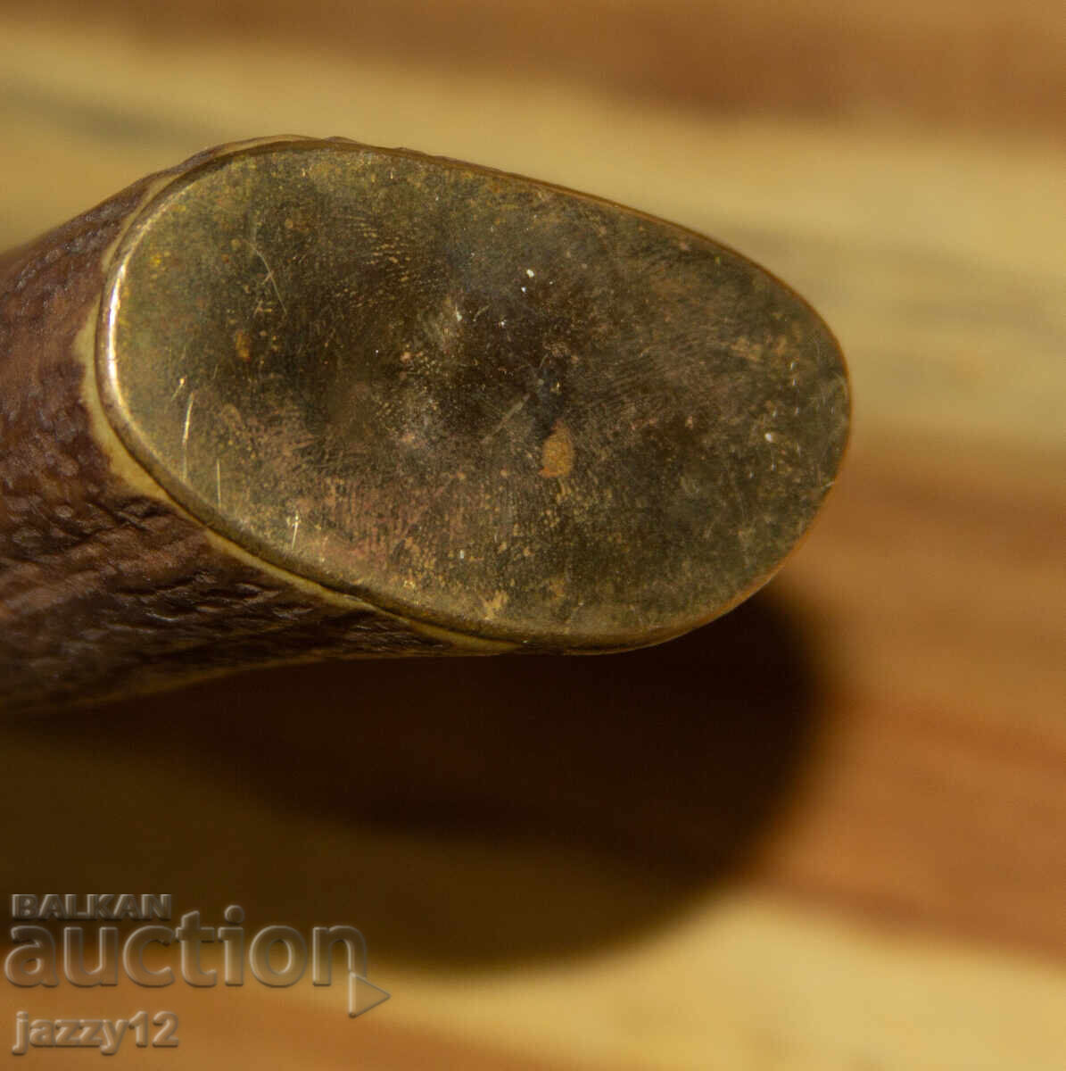 Solid hunting knife with a horn handle - 7