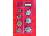 Set complet de monede de schimb din 1990 Bulgaria