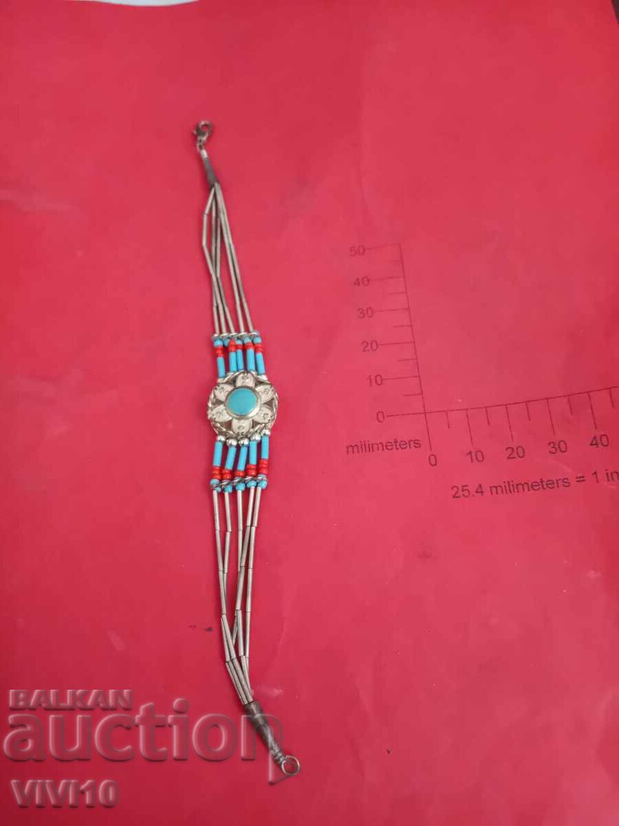 Antique turquoise bracelet