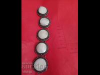 Antique bracelet with mother of pearl
