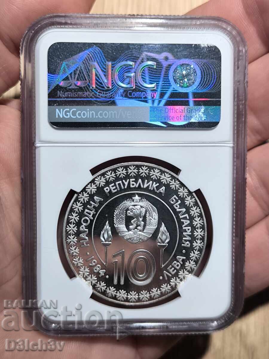 Auction  10 Leva 1984 Sarajevo PF 69 ULTRA CAMEO * NGC ⭐TOP POP ⭐