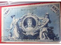 Bancnotă-Germania-100 mărci 1908
