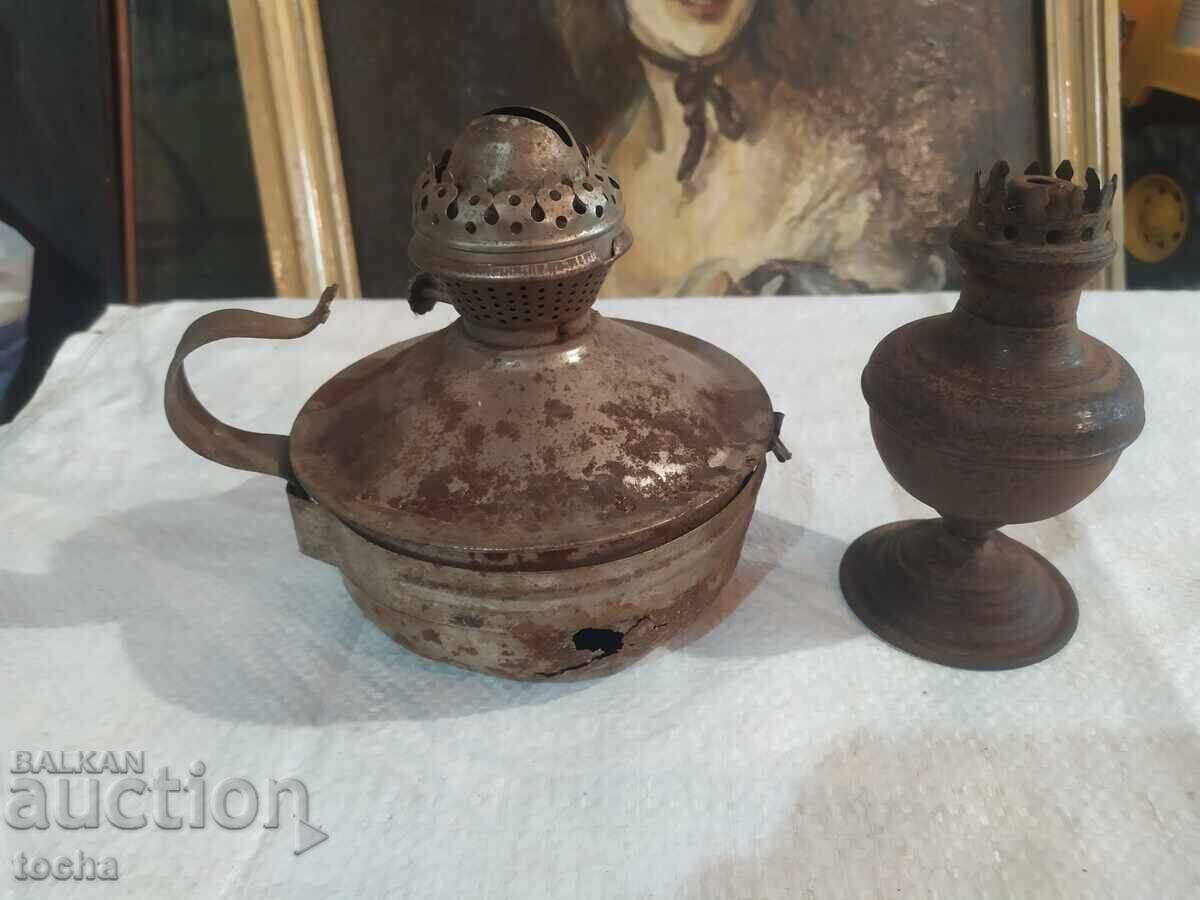 Old gas lamps, lot. BZC - 6 Old gas lamps, lot. BZC - 6