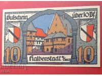 Banknote-Germany-Saxony-Halberstadt-10 Pfennig 1920