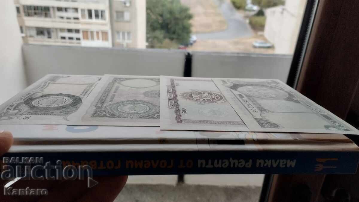 Bancnotă - MOZAMBIC - 50 ; 100 ; 500 și 1 000 escudos - UNC - 7 Bancnotă - MOZAMBIC - 50 ; 100 ; 500 și 1 000 escudos - UNC - 7