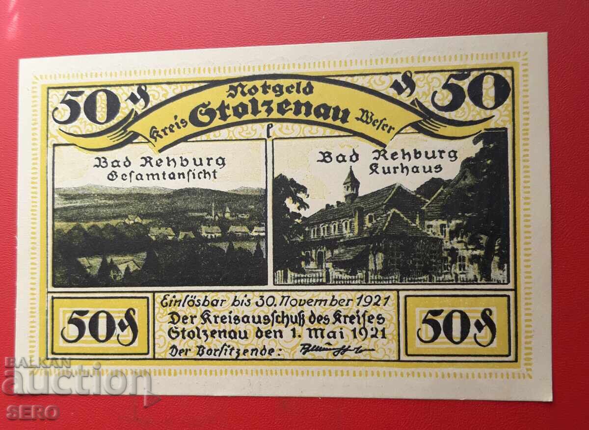 Χαρτονόμισμα-Γερμανία-Σαξονία-Στόλτσεναου-50 πφένιχ 1921 με τιμή 2.00 BGN | € 1.02