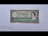 Банкнота - КАНАДА - 1 долар - 1954 г.